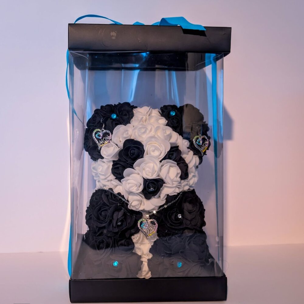 Rose Panda Jewelry Set